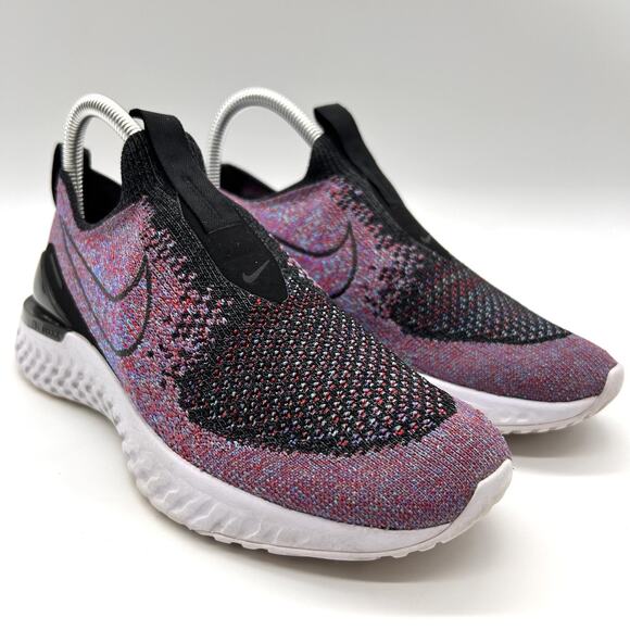 Nike Epic React Flyknit 2 Shoes Womens Size 7 Slip On Running BV0415-002 - Picture 4 of 9